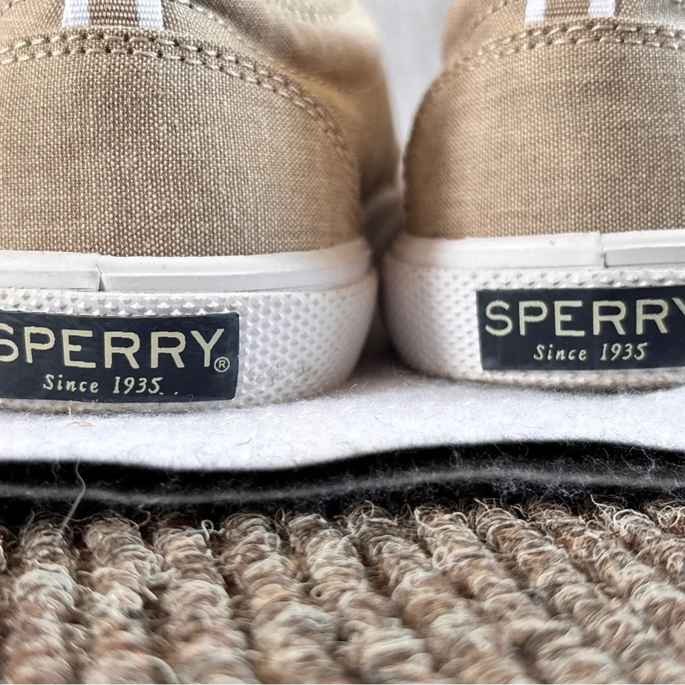 Sperry Top-Sider Men's Tan Casual Boat Shoes Size 5 {Equiv Womens 6.5}